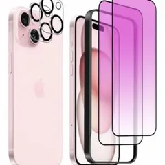 iPhone15 フィルム　セット