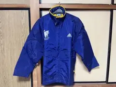 美品adidas アディダス 中綿ブルゾン ナイロンジャケット ブルー