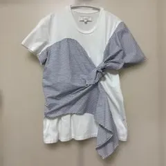☆AULA AILA☆アシンメトリック/ストライプTシャツ/リボン - メルカリ