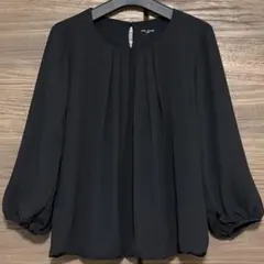 LESMUES タックシフォンブラウス