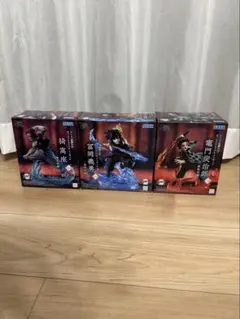 鬼滅の刃　XrossLink　竈門炭治郎　冨岡義勇　猗窩座　フィギュア3個セット
