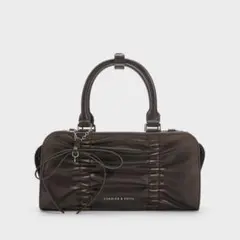 CHARLES & KEITH Kadee ケーディー バッグ ダークブラウン