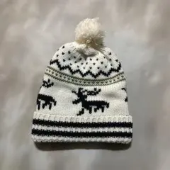 Y2K OLD ニット帽 ボンボン古着 used vintage like