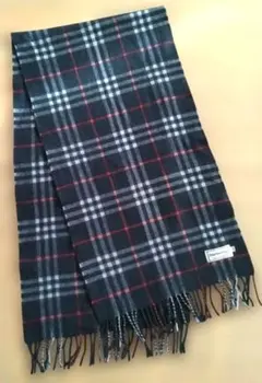 BURBERRY LONDON カシミヤ100% マフラー グレー - メルカリ