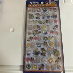 【正規品】 ボンボンドロップシール　ミニ　ズートピア　Disney