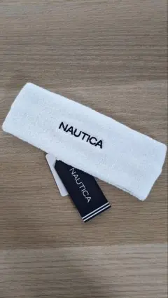 ●新品●NAUTICA ヘッドバンド ホワイト