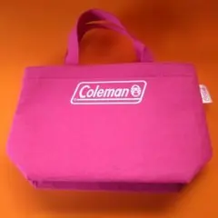 Colemanコカ・コーラコラボ ピンク トートバッグ 即購入可能！