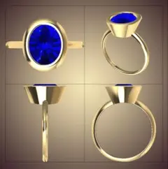 nicoさま専用　宝石ルース 『王様』天然ロンドンブルートパーズ3.523