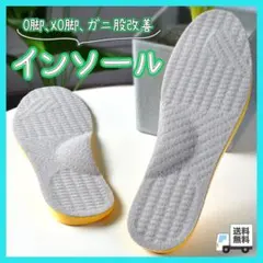 O脚改善 美脚 インソール I脚 骨盤 姿勢 腰痛 扁平足 外反母趾のサムネイル