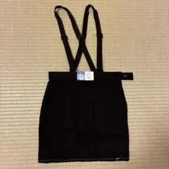 新品　未使用　黒 スクールスカート ストロングウォッシュ 120A