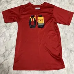 【A4214】Columbia /キッズ/半袖/Tシャツ Lサイズ/レッドのサムネイル