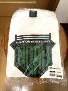PRO WRESTLING NOAH ロゴTシャツ XLサイズ ホワイト　新品