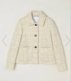 quaranciel ツイード ジャケットコート