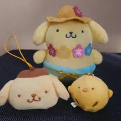 ポムポムプリン 一番くじ ぬいぐるみ カスタード