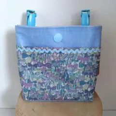 移動ポケット・ラミネート・ふたなし・マチあり・前ポケットタイプ②～ジェニーズブル