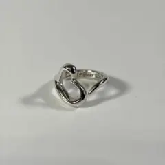 TIFFANY ティファニー オープンハート リング 10号 エルサペレッティ
