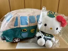 ステッカーも！ハローキティ ヤマト運輸 トラック ぬいぐるみ クロネコヤマトのサムネイル
