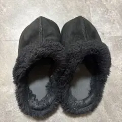 ラクバキ ファーサボ ブラック M23.5cm 黒 ムートン rakubaki ファーサボ ブラック | Racbaki