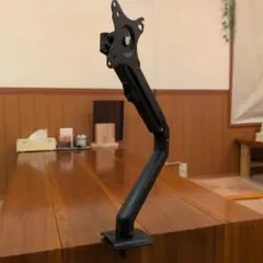 ブラック モニターアーム ボルト式 VESA75/100対応　　グリーンハウス