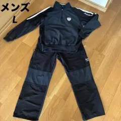 Munsingwear マンシングウェア　ブラック 上下セット　ジャージ　L