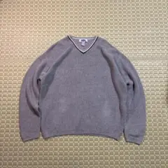 90s 00s old navy オールドネイビー vネックニット M 麻