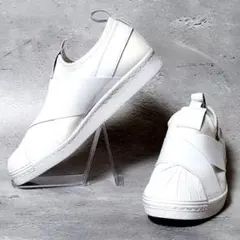 【人気デザイン】新品 アディダス【23.5】 スーパースター スリッポン 白