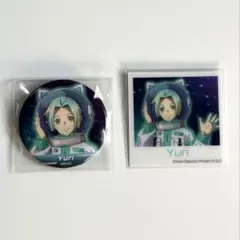 グノーシア　まねきねこ　ユーリ　缶バッジ　クリアカード