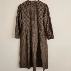 URBAN RESEARCH DOORS チェック柄シャツワンピース M