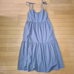 Bab　キャミワンピース ロング丈 　グレー