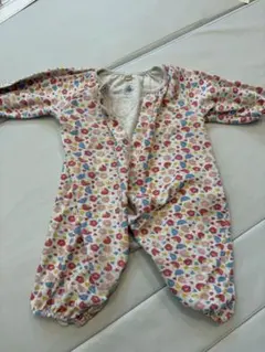 プチバトー花柄ロンパース 60/67cm