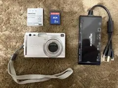 動作品 PENTAX Optio S4 コンパクトデジタルカメラ コーラルレッド PENTAX「Optio S4・オプティオ」ｺﾝﾊﾟｸﾄﾃﾞｼﾞﾀﾙｶﾒﾗ（2003年10月下旬発売
