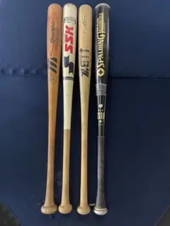 野球バットセット SSK Mizuno Spalding