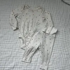 H&M ベビー　ロンパースセット　ハート