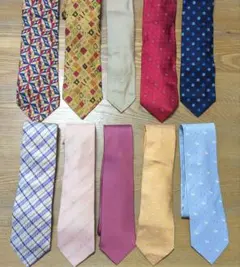 ネクタイ 10本セット シルク100%