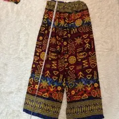 【新品】タイパンツ ガウチョ リラコ カラフル