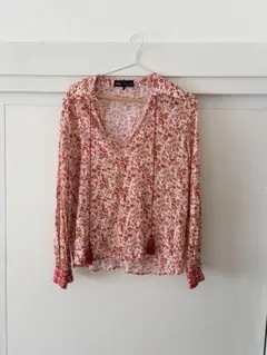 ZARA 花柄長袖シャツ