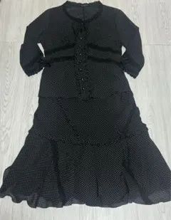 インゲボルグ　ドット柄　上下セット　美品