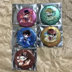 文豪ストレイドッグス　文スト　メタリック缶バッジ　5点セット