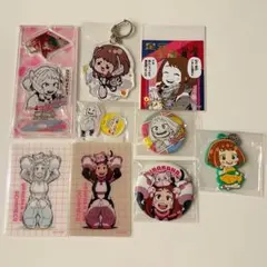 僕のヒーローアカデミア アニマル缶バッジ アクリルスタンド 麗日お茶子 MHA