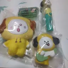 BT21 CHIMMY ぬいぐるみ マスコット 4点セット