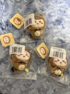 ちいかわ たぬきだもんくじ　C賞:マスコット 古本屋×2、くりまんじゅう