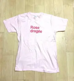 Printstar Rosedragée【kids150】【ロゴ】ピンクTシャツのサムネイル