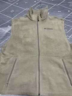 Columbia フリースベスト Lサイズ ベージュ