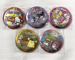 サンリオ キラキラBIG缶バッジ2 計5点 5種 1 3 4 5 8 キキララ
