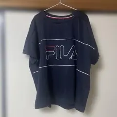 FILA 半袖Tシャツ ネイビー