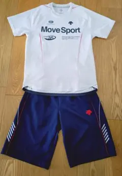 最終値下げ✨️DESCENTE Move Sport Tシャツ セットアップのサムネイル