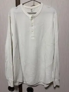 ヘンリーネック 長袖カットソー