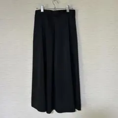 ブラック フレアスカート ファスナー式