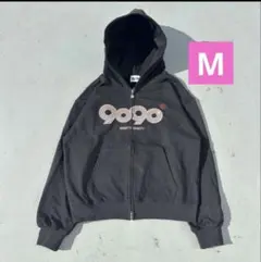 9090 OG Logo Assort Zip Hoodie ブラック
