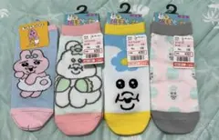 おぱんちゅうさぎ んぽちゃむ ソックス 4足セット 23-25cmのサムネイル